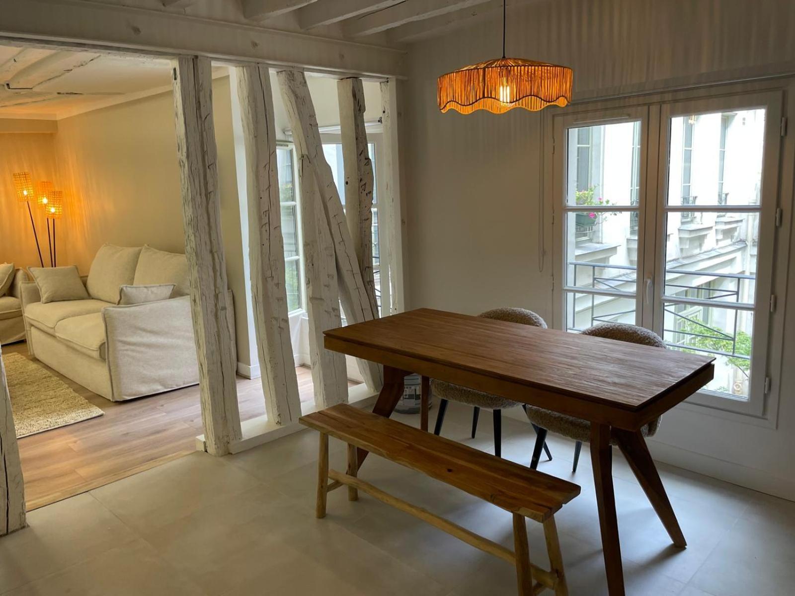Ferienwohnung 4 Pieces Charme Paris Centre Exterior foto